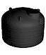 Regenwatertank diam=120cm h=105cm 1000 liter zwart
