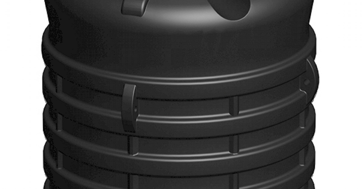 Rototec RWA tanks rond ribbel / ondergrondse regenwater tanks / ton