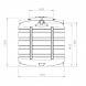 Septische/rwa tank pe dsb 2000l. rond budget  155x130x161 75kg aansl.110