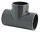 Druk pvc t-stuk 90° 63