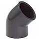 Druk pvc bocht 45° 63