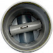 Pvc rwa filterput &oslash;400/h=50cm/3xaansl.200/ gemoft met rubber dichting