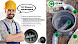 Pvc rwa filterput &oslash;400/h=50cm/3xaansl.200/ gemoft met rubber dichting