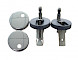 Set losse wc-bril bevestigingsset met insteek  nylon
