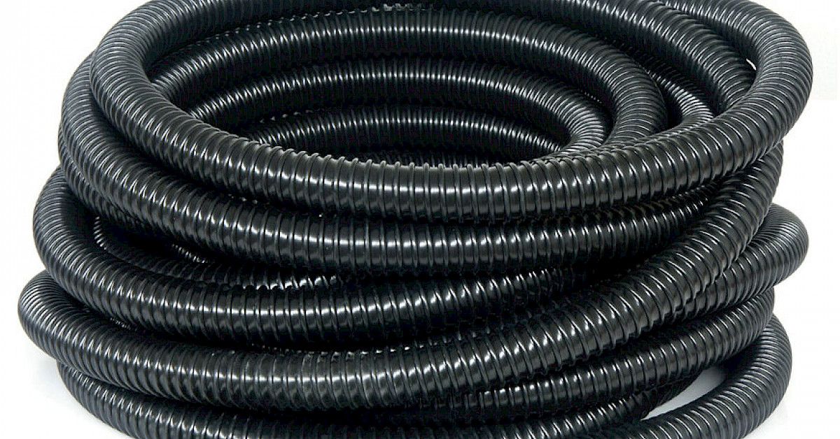 AquaOne Vijverslang 40 mm, 1 1/2 inch per meter, hoogwaardige vijverslang voor tuin en vijver, spiraalslang, zuigslang, pompslang, flexibele waterslang