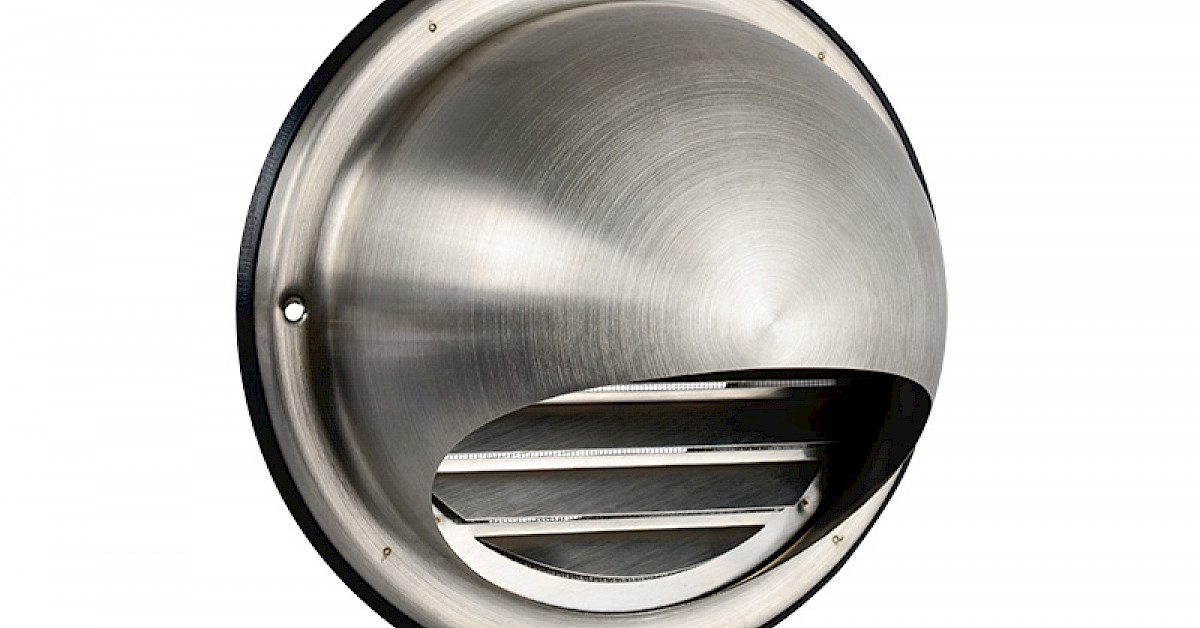 Inox ventilatierooster sus 180