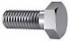 Zeskantbout rvs din933 m6x10 200st