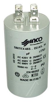 Condensator voor leader inoxplus 250 20mf - Gema bv