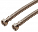 Flexibel 3/8" chroom voor mengkraan (set 2 stuks)