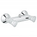 Grohe costa l tweegreepskraan 1/2" wandmontage chr