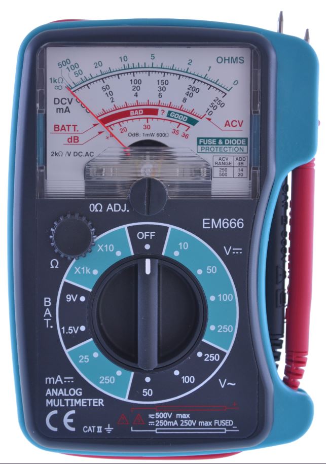 Analoge Multimeter Nr Meli