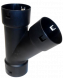Drainage klik t-stuk 45&deg; &oslash;100
