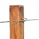 Bevestigingsdraadje kort voor insultimber/eco paal