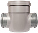 Toezichtput &oslash;400 h=50cm pb 2x&oslash;250 met rubber dichting