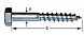 Houtdraadbouten, verzinkt 8,0 x 30 mm