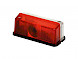 Breedtelicht rood/wit 12v rechthoek